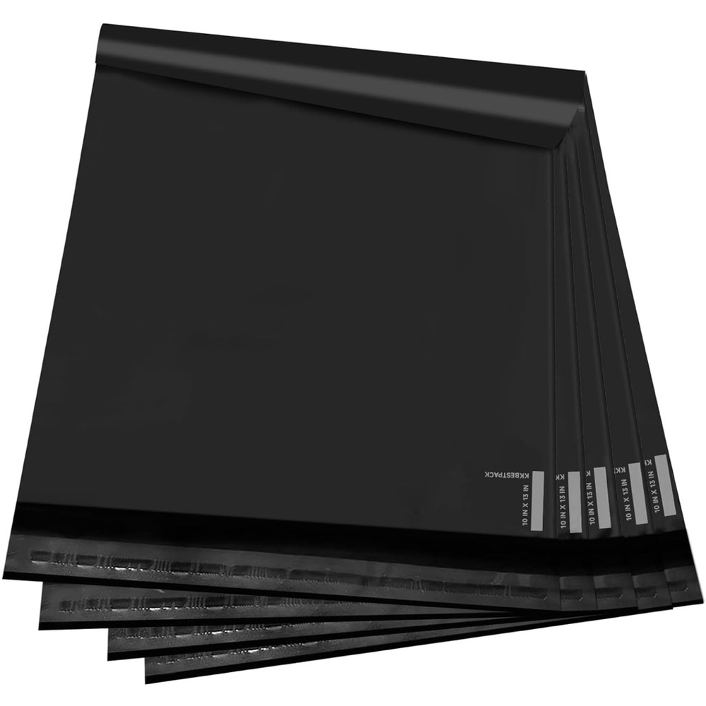 10pc Black Shipping Poly Mailers